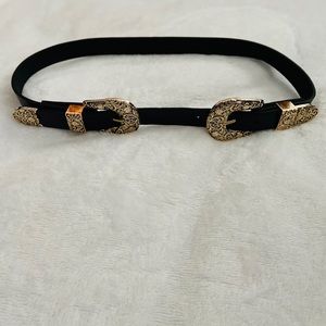 *SOLD* Double Buckle Belt